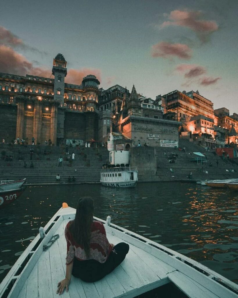 Beautiful evening at Varanasi India