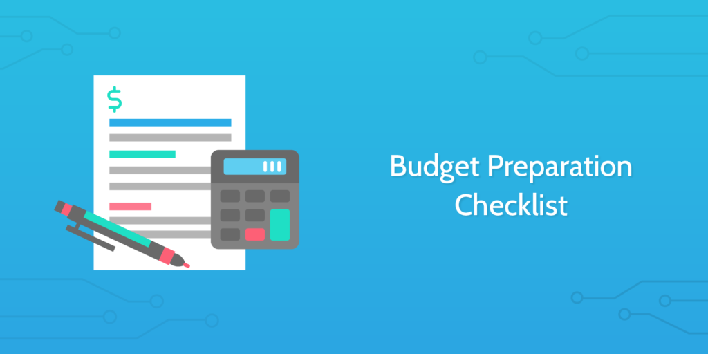 budget preparation checklist