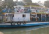 “Boat library” Book stories on the heart of River Hoogly!! Let us enjoy reading books along with the beautiful location!!