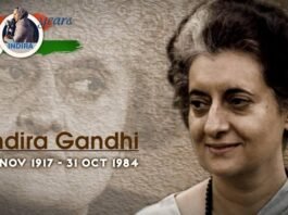 “Indira Gandhi”- The iron lady of India!! 1st female Prime Minister of India.