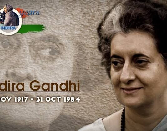 “Indira Gandhi”- The iron lady of India!! 1st female Prime Minister of India.