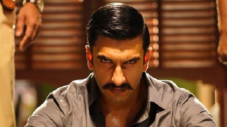 Simba Ranveer Singh Look as angry young man from rohit Shetty Film