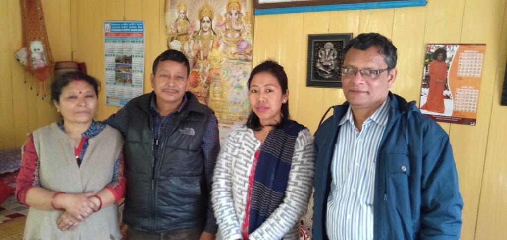 Teachers of Lopchu school teacher who help us to retrieve our path