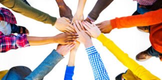 The Strength of Humans Standing Together in Unity Unity