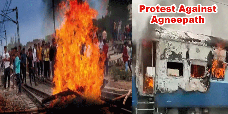 protest against agneepath